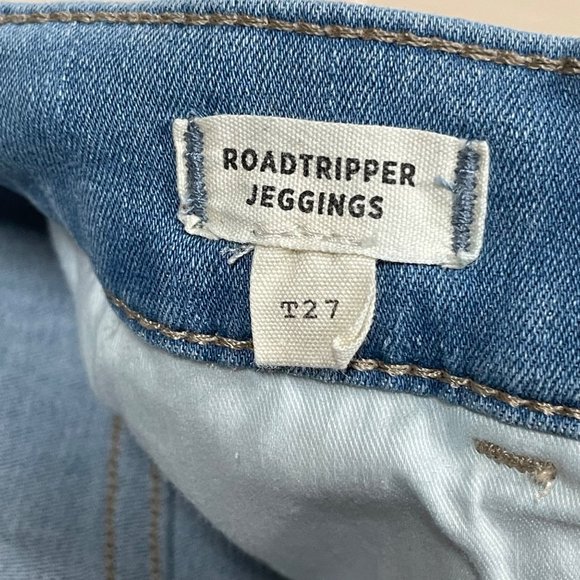 Madewell Womens Size T27 Tall Roadtripper Jeggings Berrington Wash Button Front - Picture 15 of 16